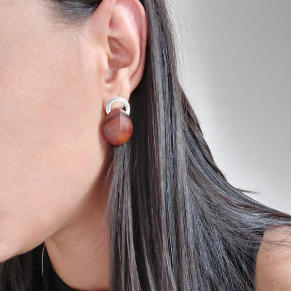 Aretes Soberana - Granadillo - Imagen 4